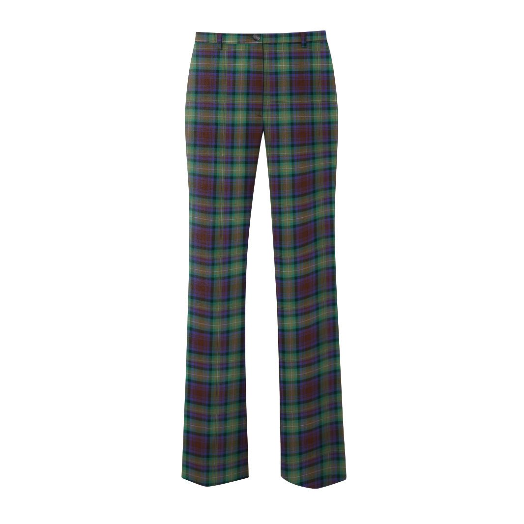 Women's Tartan Trousers Narrow Waistband - Imperial Highland Supplies