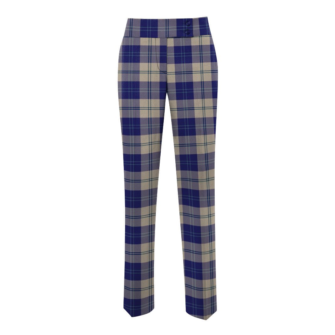 Women's Tartan Trousers with Broad Waistband - Imperial Highland Supplies