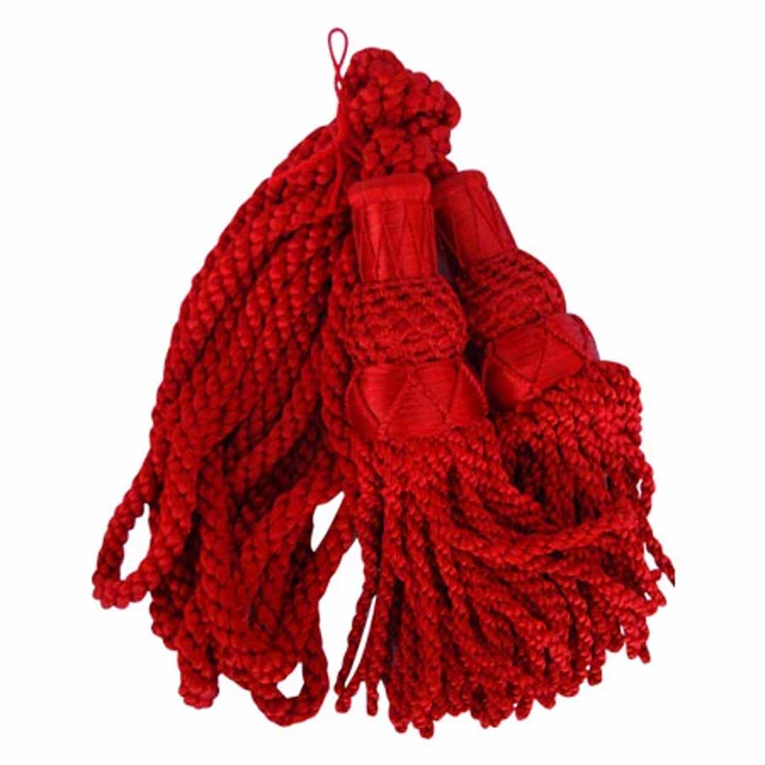 Bagpipe Cord Silk Red - Imperial Highland Supplies