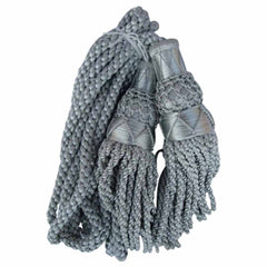 Bagpipe Cords Silk Silver - Imperial Highland Supplies