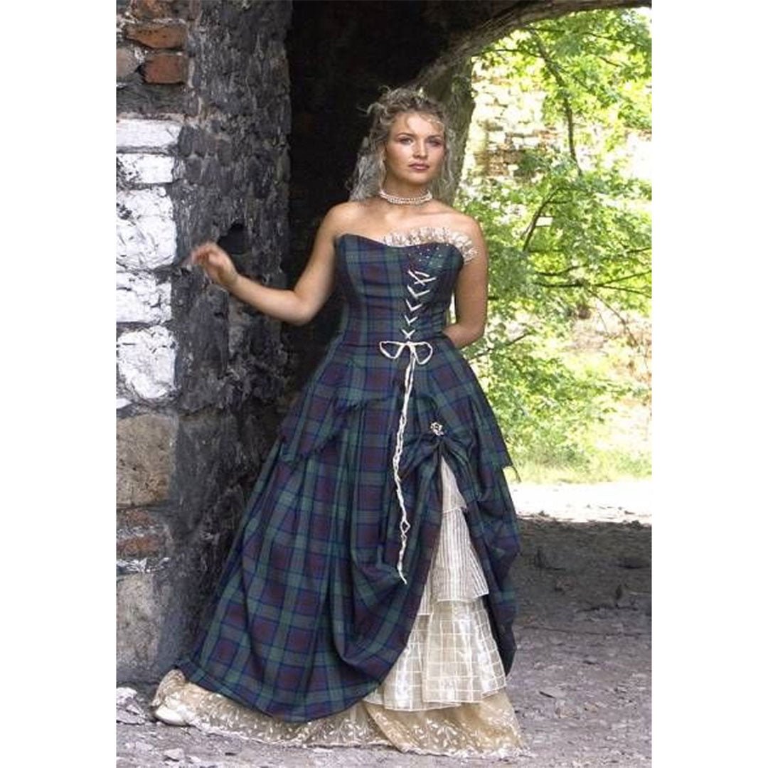 Bella Tartan Wedding Dress - Imperial Highland Supplies