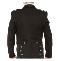 Brian Boru Jacket and Waistcoat Black Barathea - Imperial Highland Supplies
