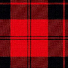 Campbell Red Muted Tartan Heavyweight 16oz - Imperial Highland Supplies