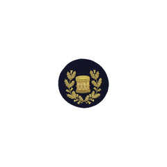 Drum Major Badge Gold Bullion On Blue - Imperial Highland Supplies