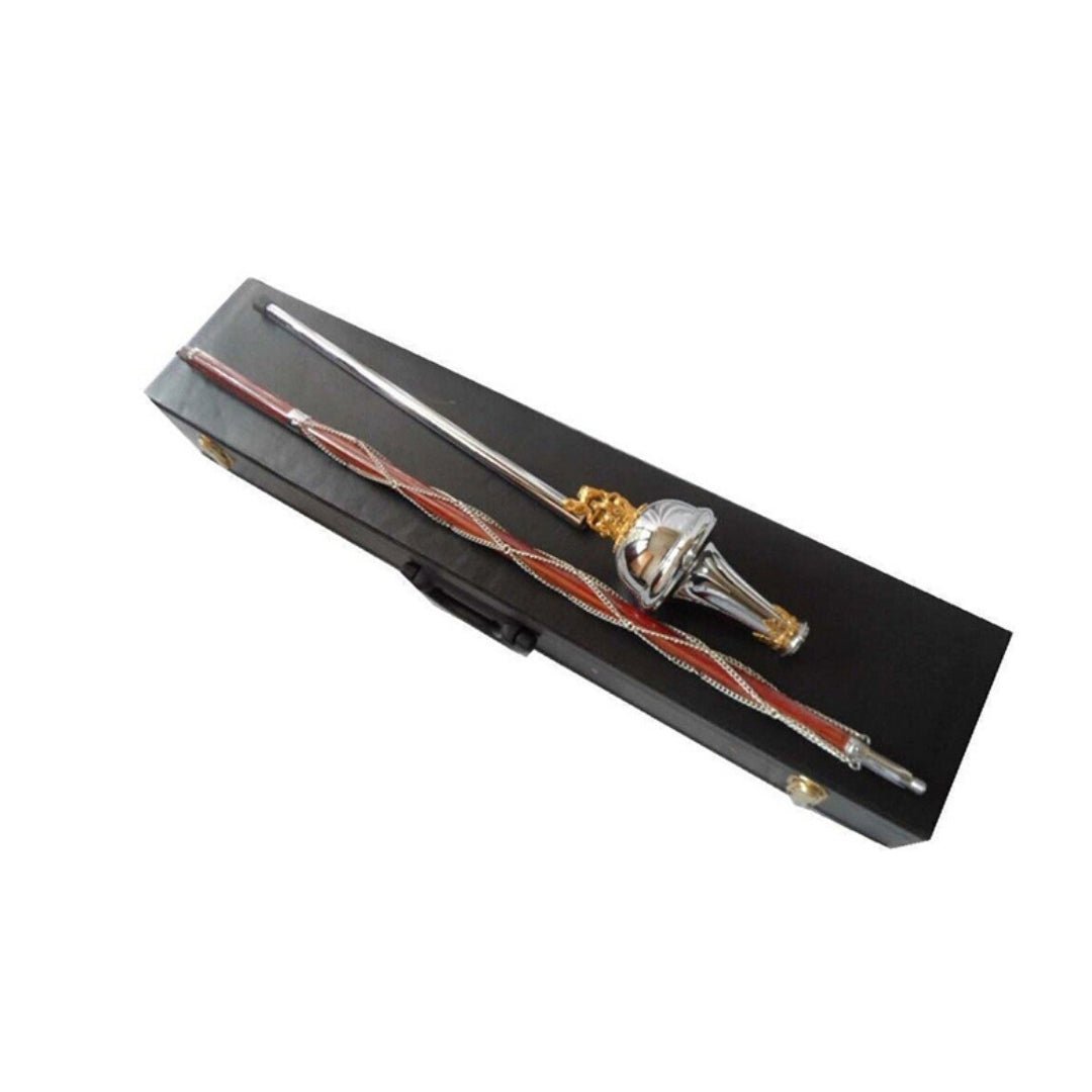 Major Cace Drum Major Mace Wooden Carrying Case