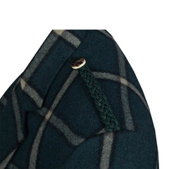 Green Pure Wool Argyll Jacket With Waistcoat/Vest - Imperial Highland Supplies