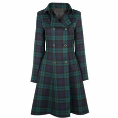 Ladies Kate Coat In Black Watch Tartan - Imperial Highland Supplies