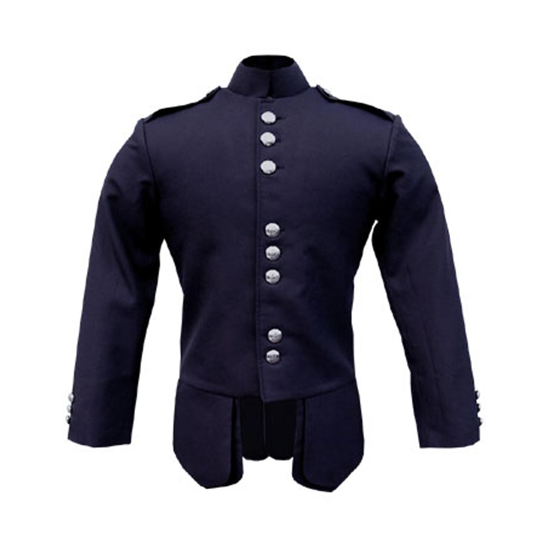 Navy Gabardine Scots Guards Style Doublet 16 - Imperial Highland Supplies