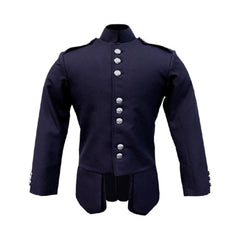 Navy Gabardine Scots Guards Style Doublet 16 - Imperial Highland Supplies
