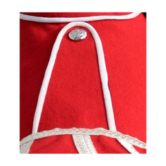 Pipe Band Doublet Red With White Piping - Imperial Highland Supplies