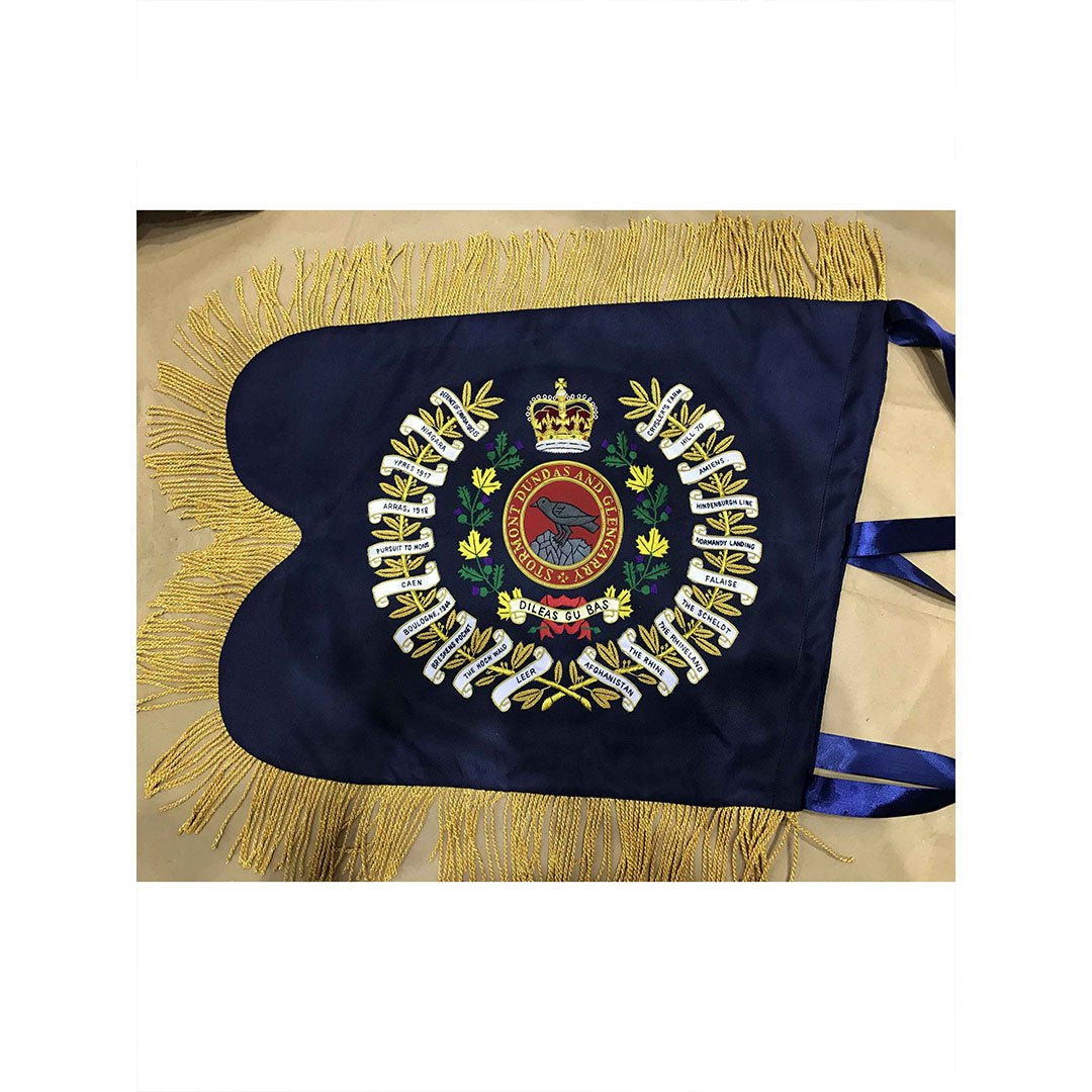 Pipe Banner Pipe Banner Double Sided Hand Embroidered Custom Made – Imperial ...