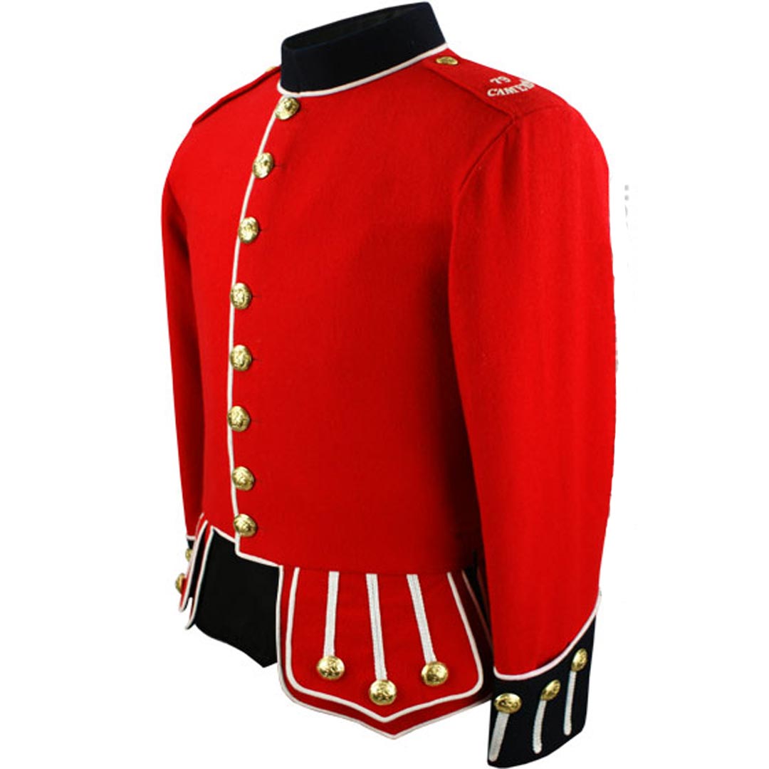 Queen's Own Cameron Highlanders of Canada Red Blazer Pipe Band Doublet - Imperial Highland Supplies