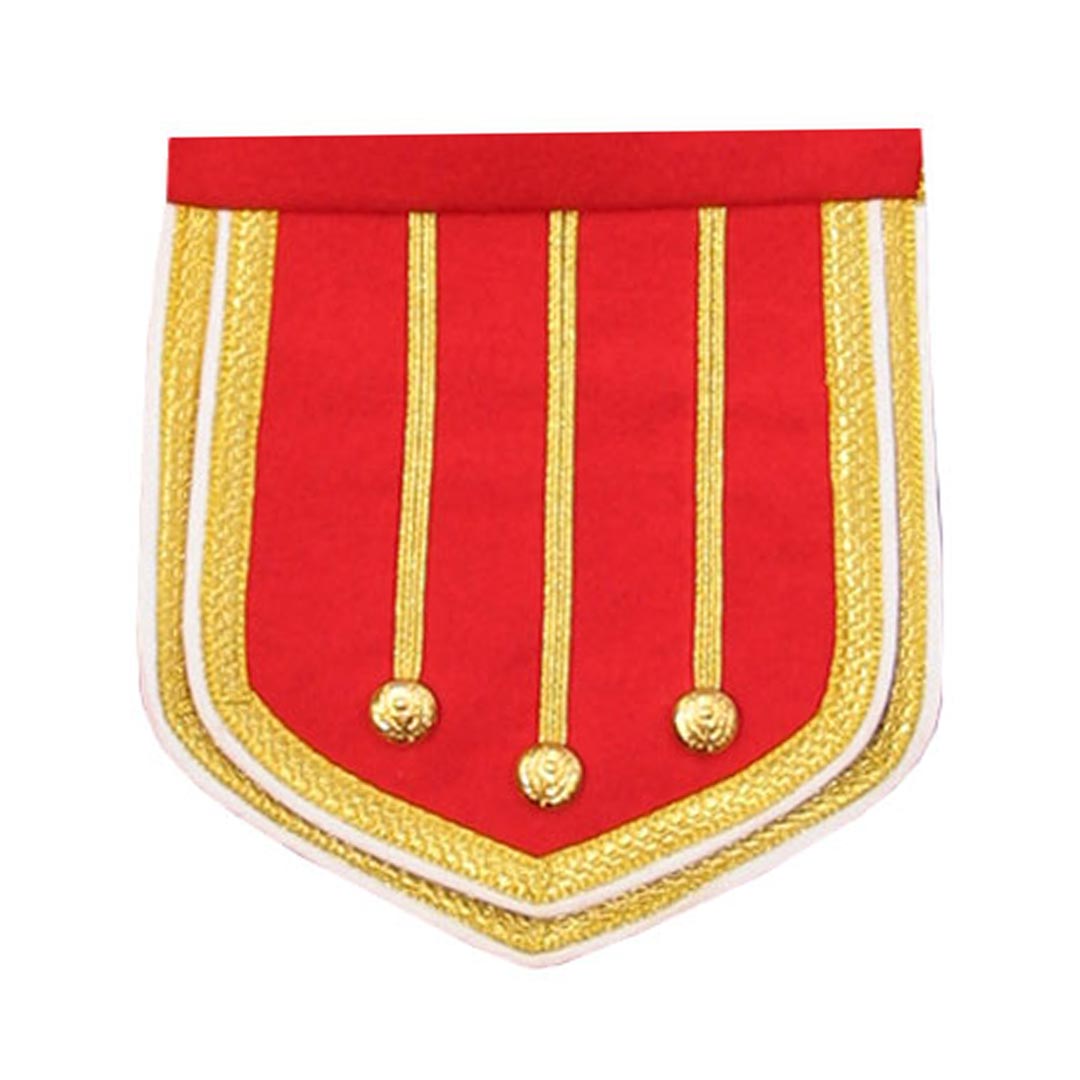 Red Blazer Wool Pipe Band Doublet Camel color collar, Epaulets and cuffs 18 - Imperial Highland Supplies
