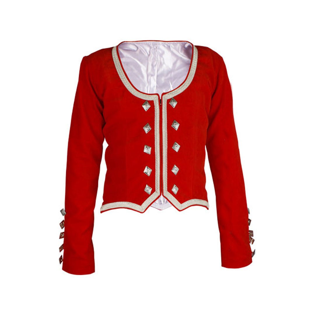 Red Velvet Highland Dance Jacket - Imperial Highland Supplies