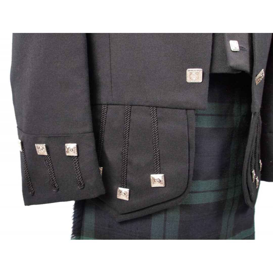 Sheriffmuir Doublet Black Blazer Wool With Vest