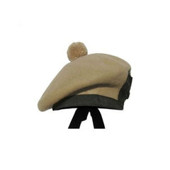Tan Color Balmoral Hat Plain Head - Imperial Highland Supplies