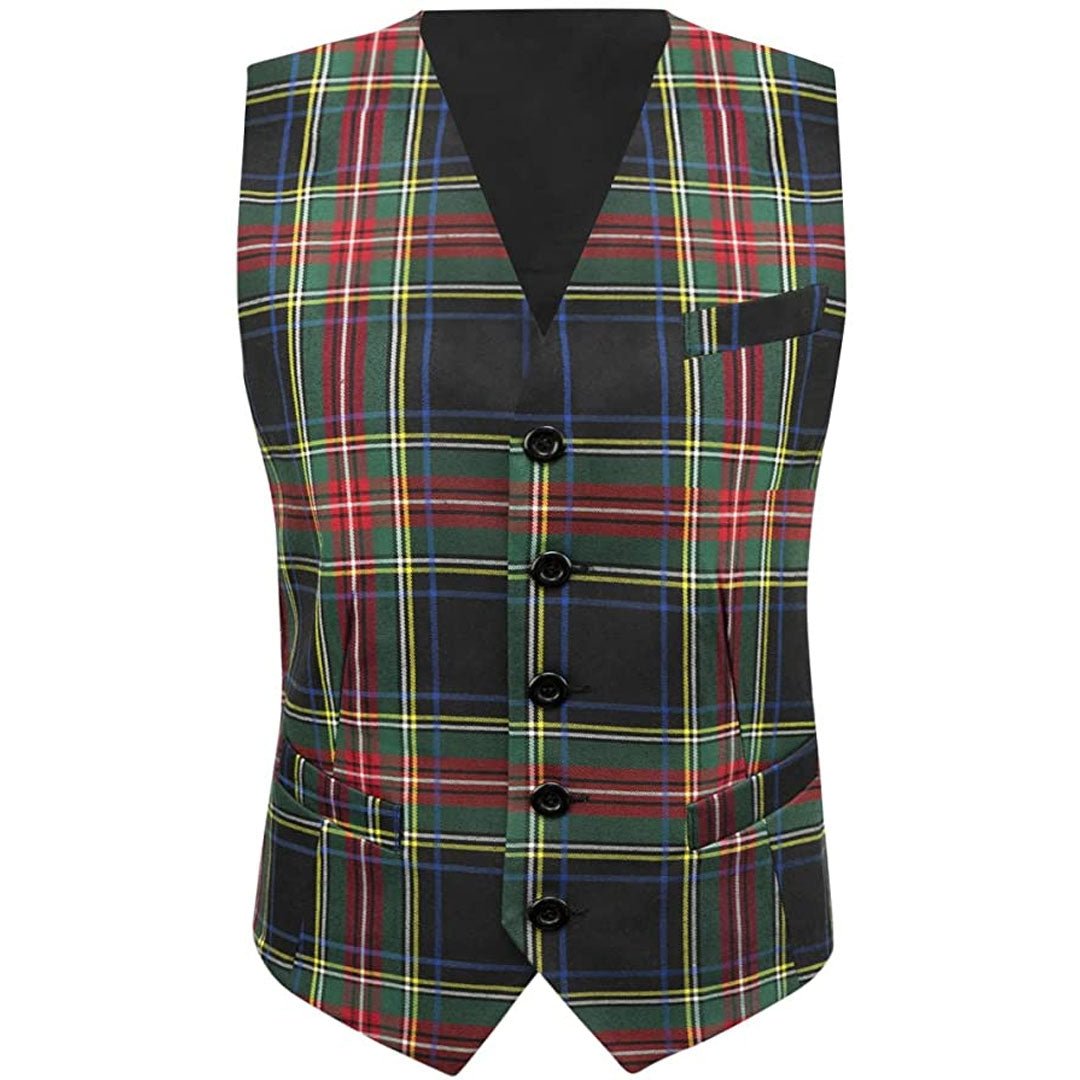 Tartan Waistcoat Three Pockets 100+Tartan Available - Imperial Highland Supplies