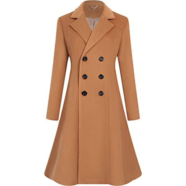 Winter Coat Womens Long Wool Peacoat Women's Winter Wool Dress