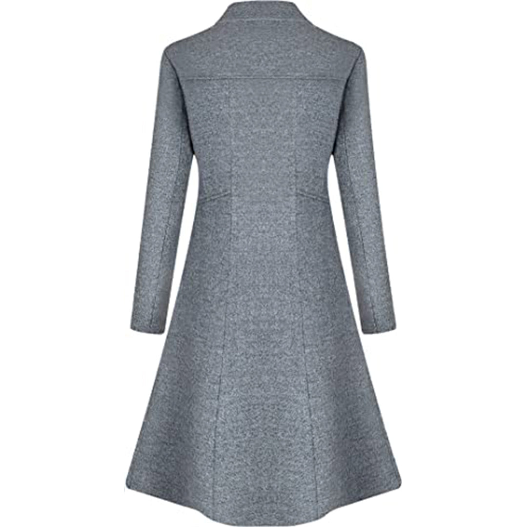 Women's Winter Wool Dress Coat Double Breasted Pea Coat Long Trench Coat Women's Winter Wool Dress Coat Double Breasted Pea Coat Long Trench Coat